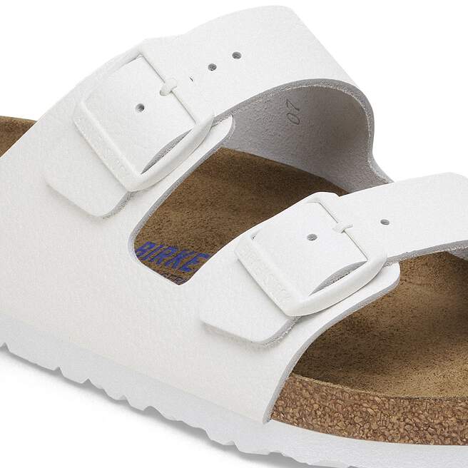 靴 Birkenstock Arizona Soft Footbed Arizona Soft Footbed - Leather White - Regular - 1024945 – famous