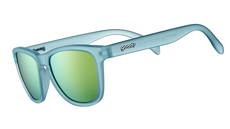 famous goggles brand Sunbathing with Wizards Sunglasses