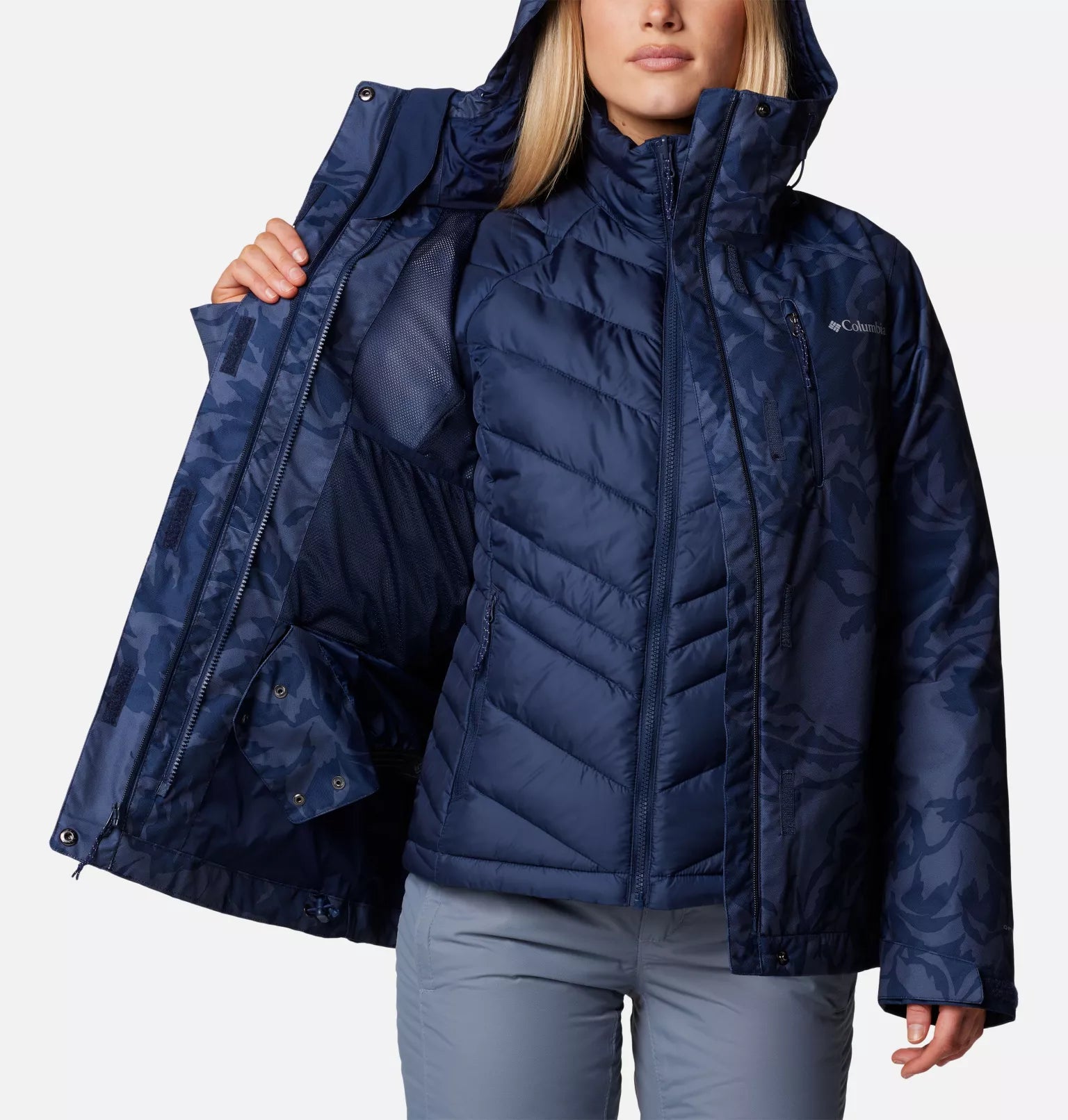 Women s Whirlibird V Printed Interchange Jacket 2105141 famous brands outlet ny