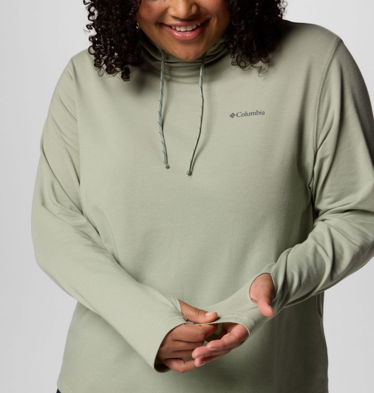 コロンビア Columbia Plus Size Sun Trek Hoodie II レディース パーカー スウェット White Women's Sun Trek™ Hoodie II - Plus Size - 2119752 – famous