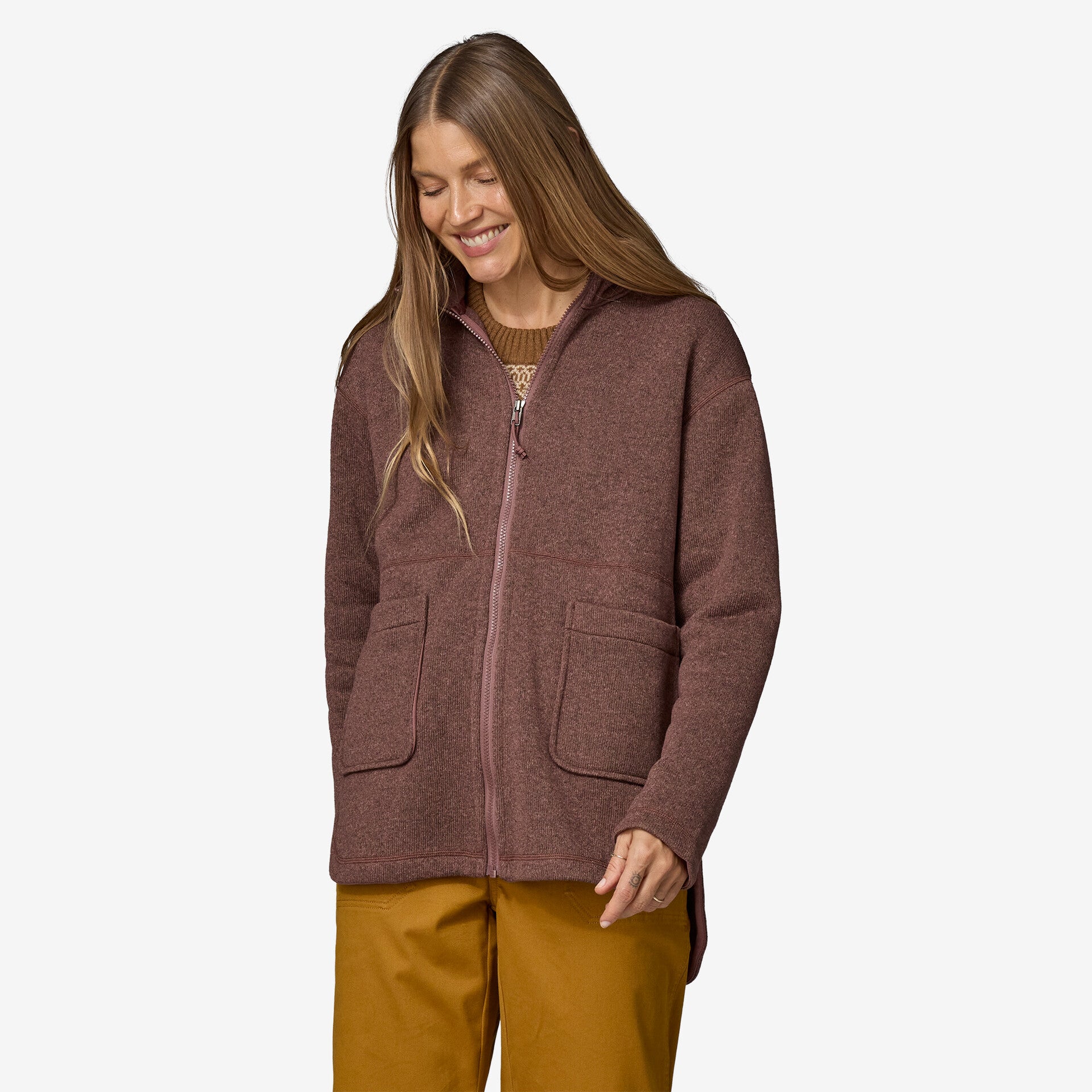 Oversized fleece puffer jacket hotsell