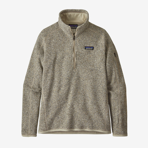 Patagonia Better Sweater 1/4 zip fleece pullover outlets in bleached stone (beige), S