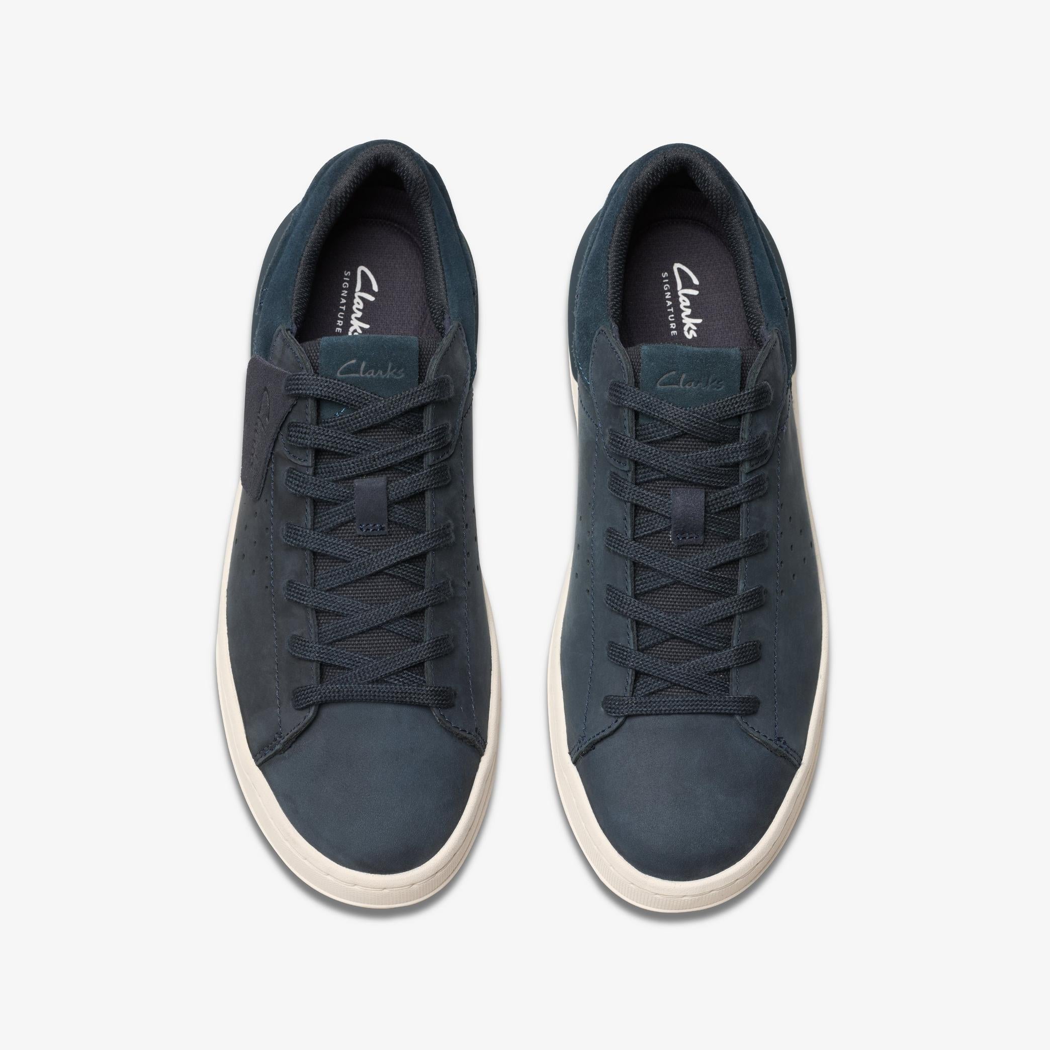 クラークス Courtlite2 Lo　ネイビースエード Men's Courtlite 2 Run - Navy Nubuck - 26181323 – famous-brands