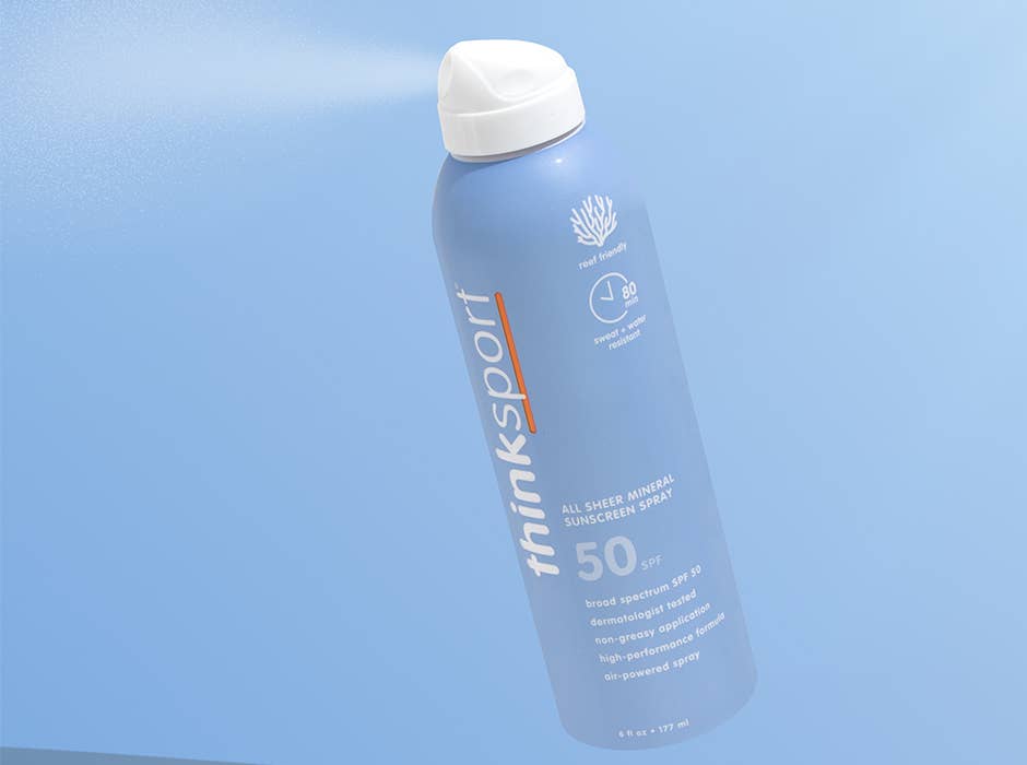 Think Sport SPF 50 All Sheer Mineral Sunscreen Spray – famous-brands ...