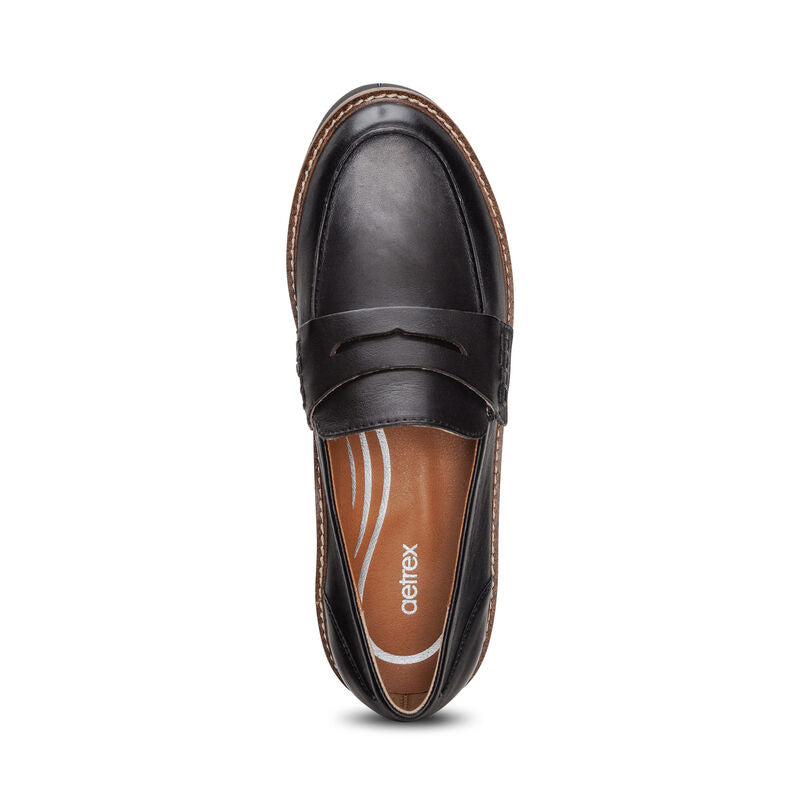 Collette Arch Support Loafer - Black - LL100 – famous-brands
