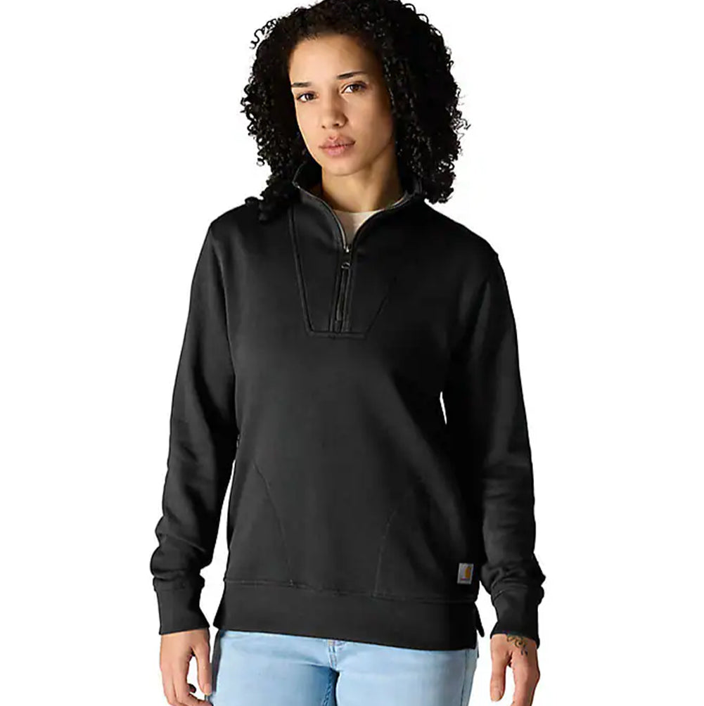 Women's TENCEL™ Fiber Series Relaxed Fit Half-Zip Sweatshirt