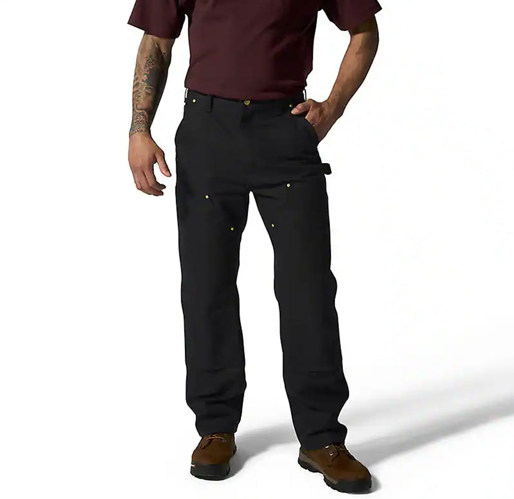 USA製　Carhartt B01 BLKダブルニー　希少H2Hタグ　フェード◎ 希少 USA製 Carhartt B01 ダブルニー ダック ペインターパンツ