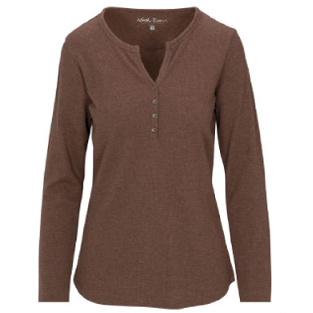 Mini Waffle Notch V-Neck Henley - NRL2556 – famous-brands-outlet-ny