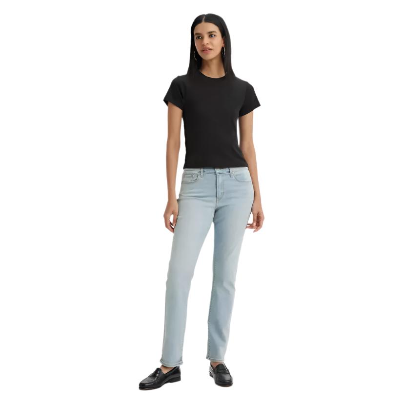 Classic Straight Fit Women's Jeans - Indigo Imaging 0111 - 39250