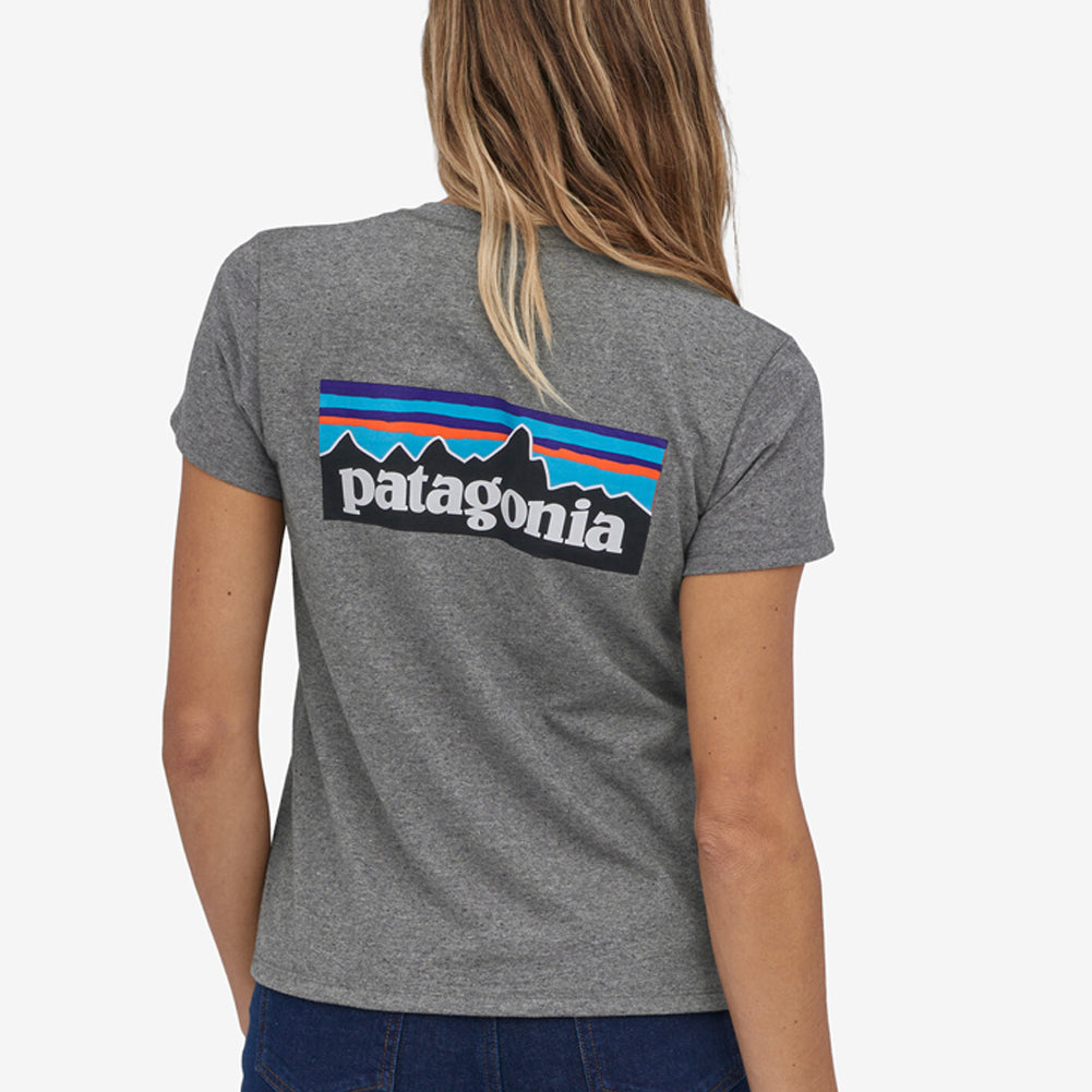 patagonia｜ (W P-6 Logo Responsibili-Tee (37567-ABNB)) Patagonia P-6 Logo Responsibili-Tee Shirt - Women's - Als.com